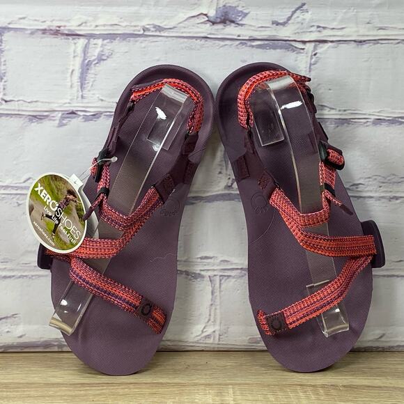 Xero Shoes Z-Trail EV Sandals Women's Size 8 Magenta Barefoot Trail Hiking - Picture 5 of 8